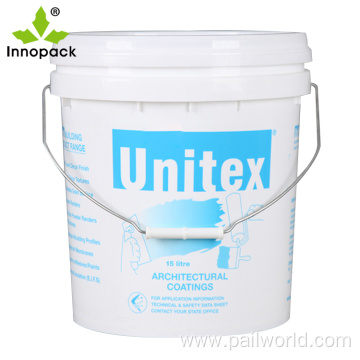 black plastic bucket 15 ltr price with handle